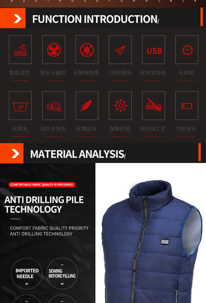 Heated Vest for Men/Women