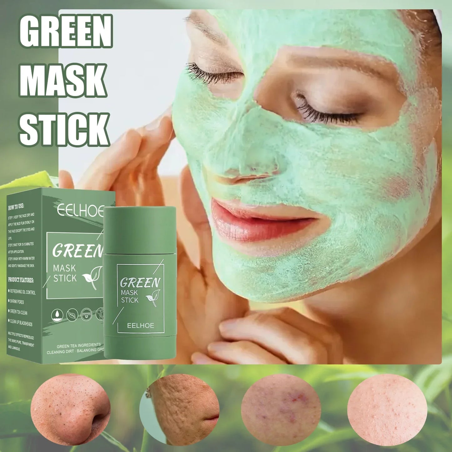 Green Tea Stick Facial Mask