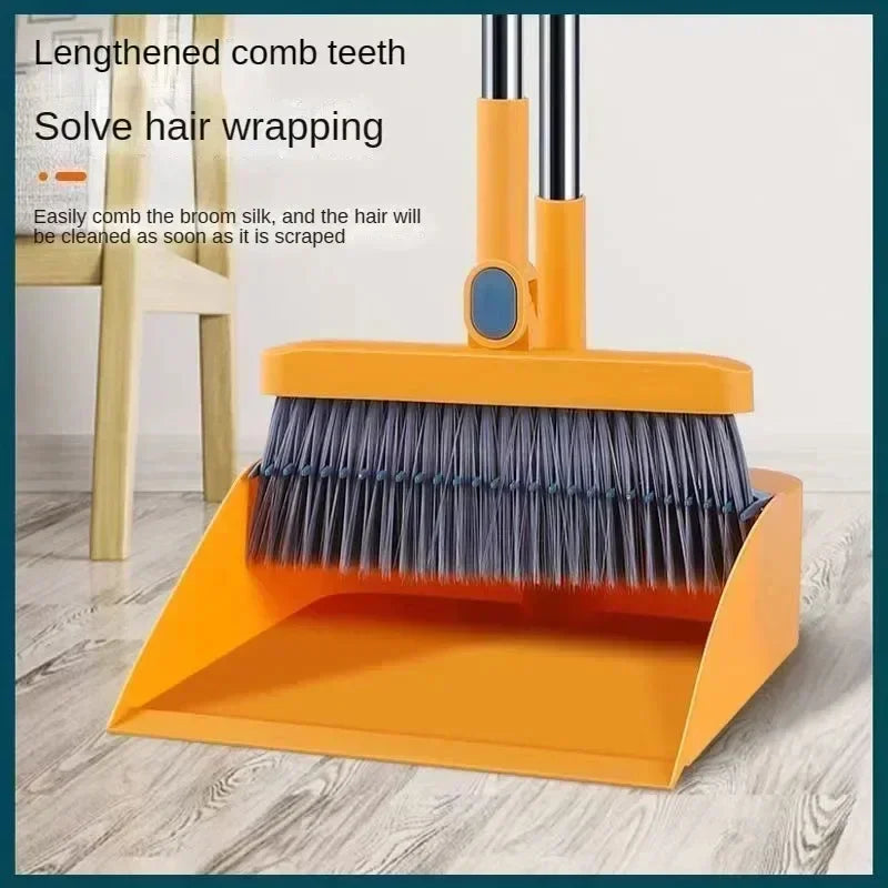 Broom And Dustpan Combination