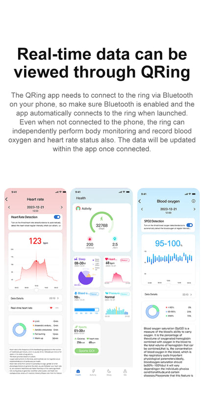 Smart Ring Health Monitoring