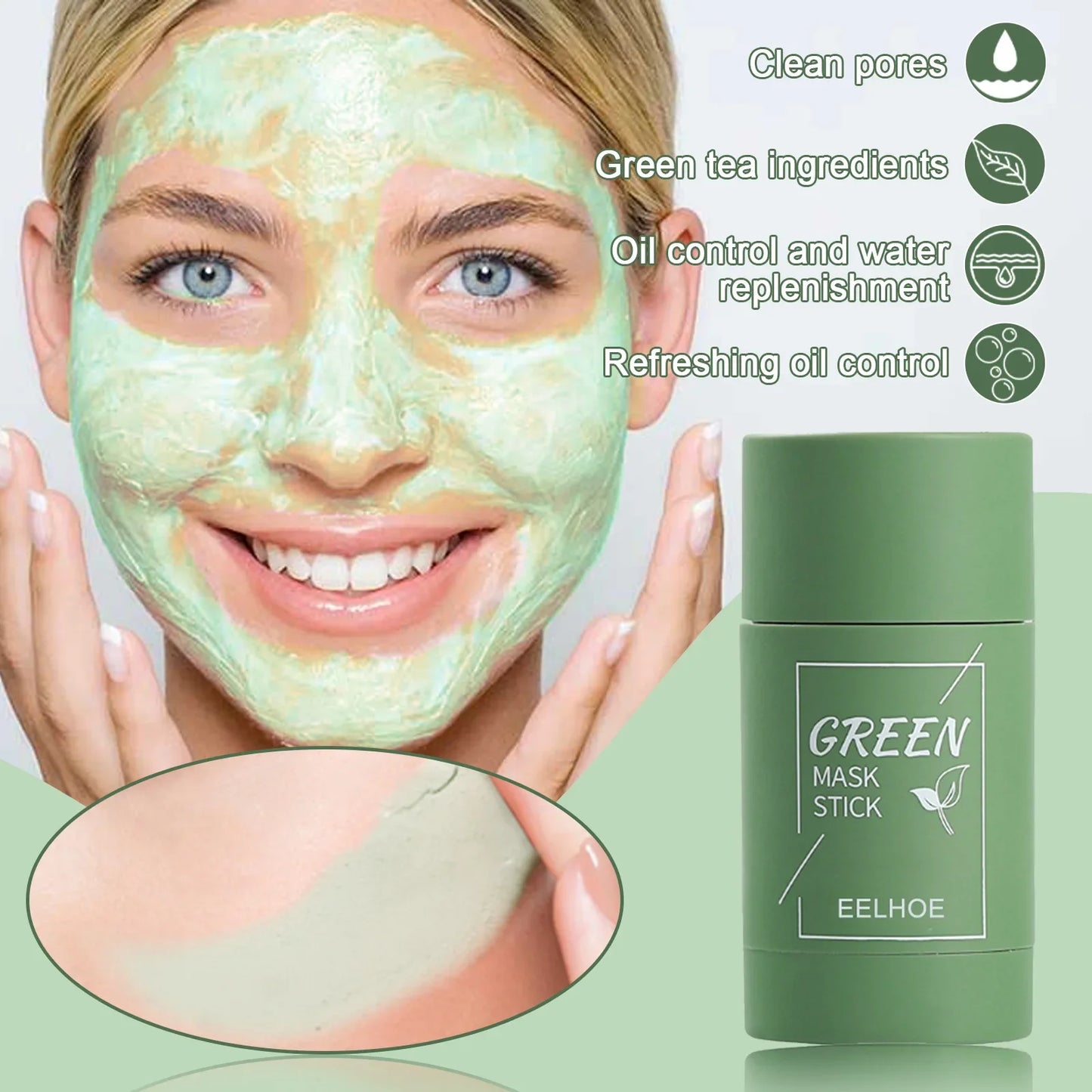 Green Tea Stick Facial Mask