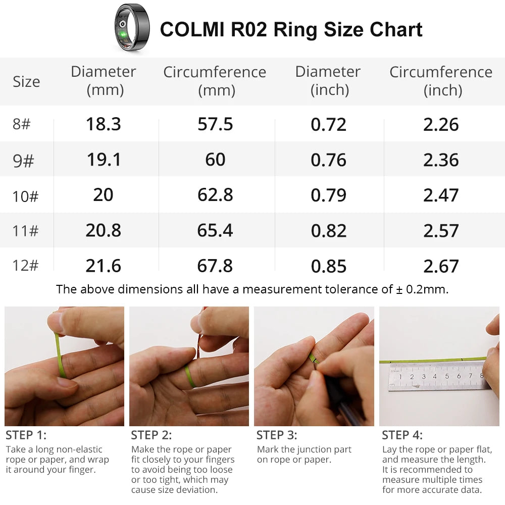 Smart Ring Health Monitoring