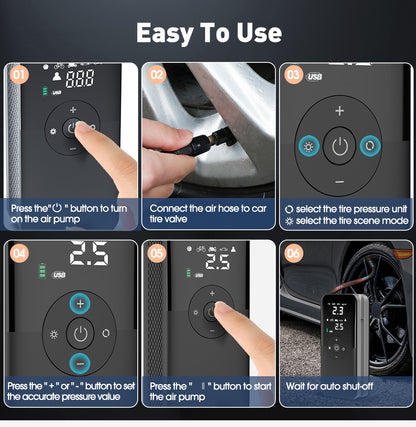 Rechargeable Air Pump For Motocycle/ Bicycle/ Balls