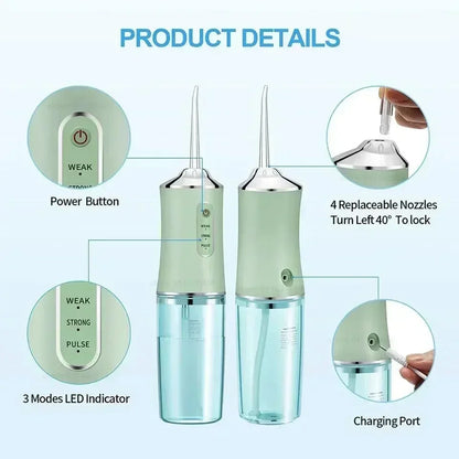 Dental Water Flosser USB Rechargeable