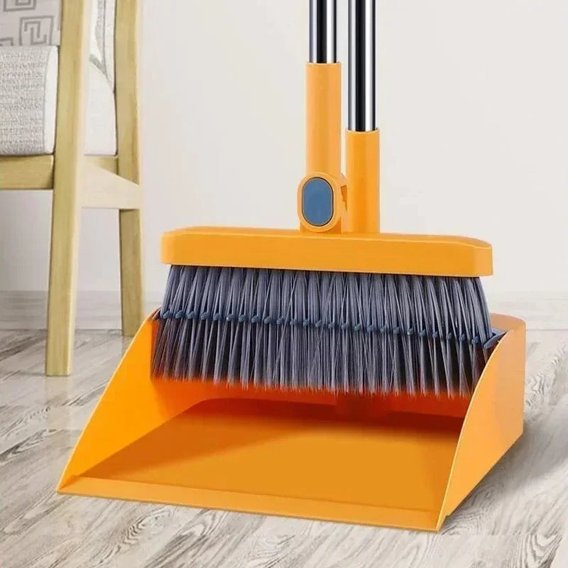 Broom And Dustpan Combination