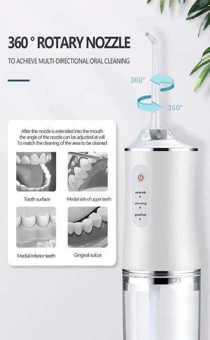 Dental Water Flosser USB Rechargeable